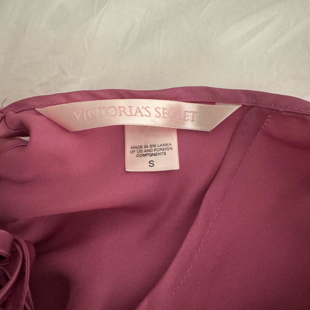 Vintage Victoria's Secret Satin dress in Deep Pink - Picture 3 of 3